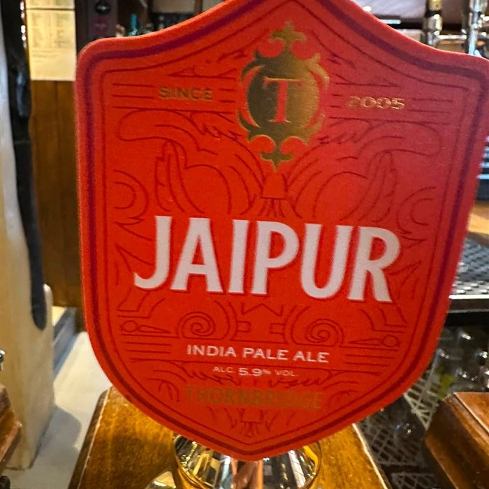 Jaipur India Pale Ale pump clip